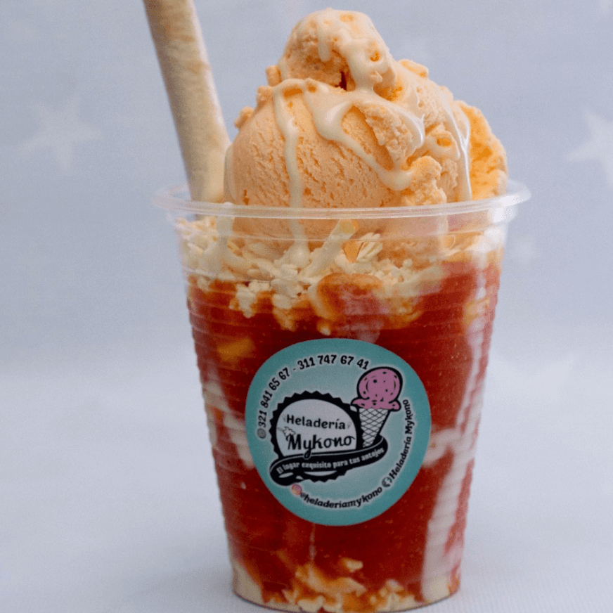 2 Salpicon Con Queso y Helado