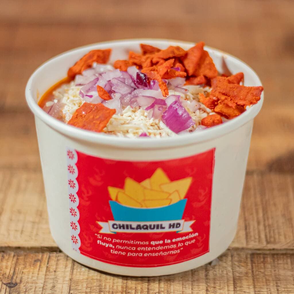 Cilaquiles Rojos con Carne Enchilada