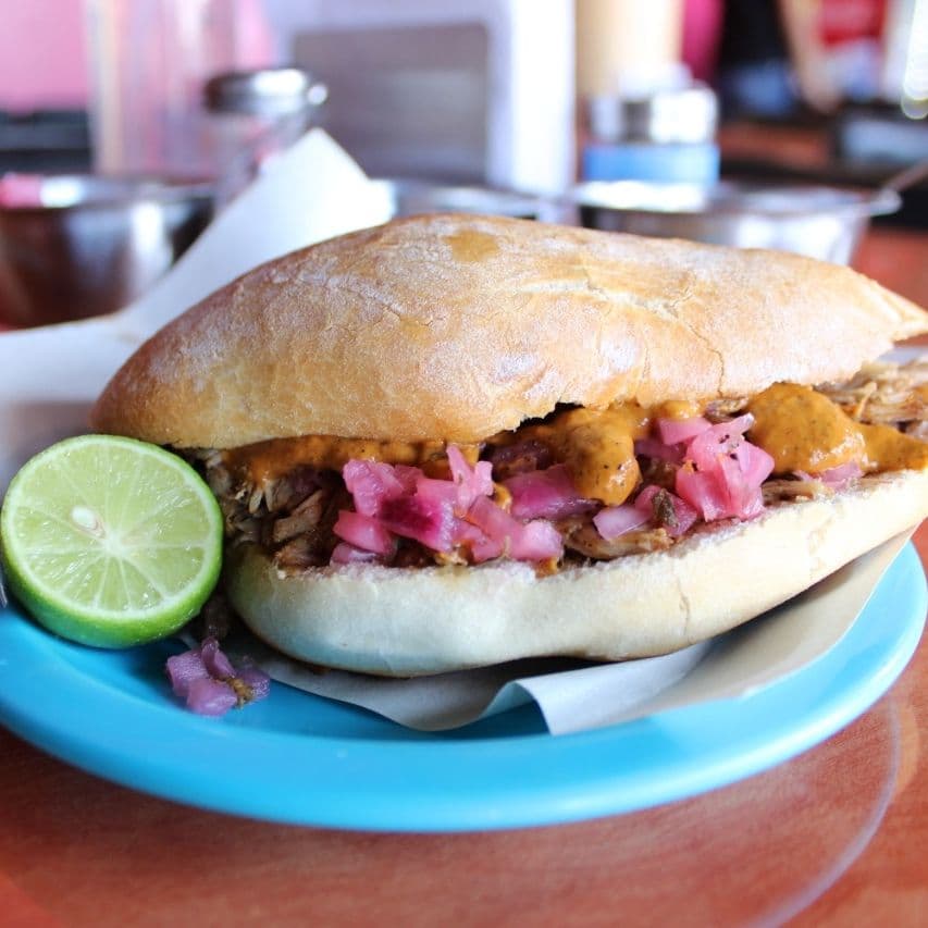 Torta de Cochinita Pibil