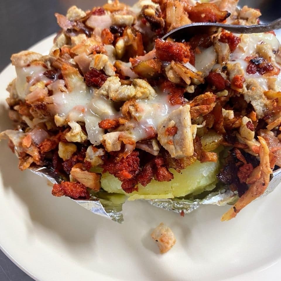 Papa Rellena de Chorizo