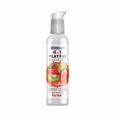 Swis Navy 4 In 1  Playful F. Strawberry-Kiwi 4 Oz