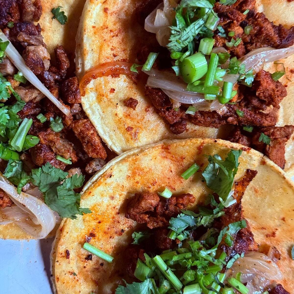Tacos de cecina