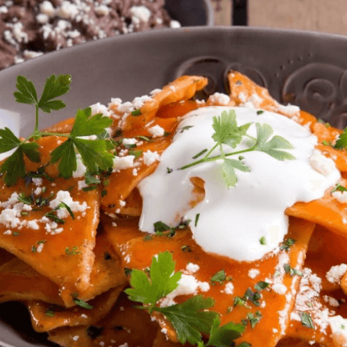 Chilaquiles chipotle