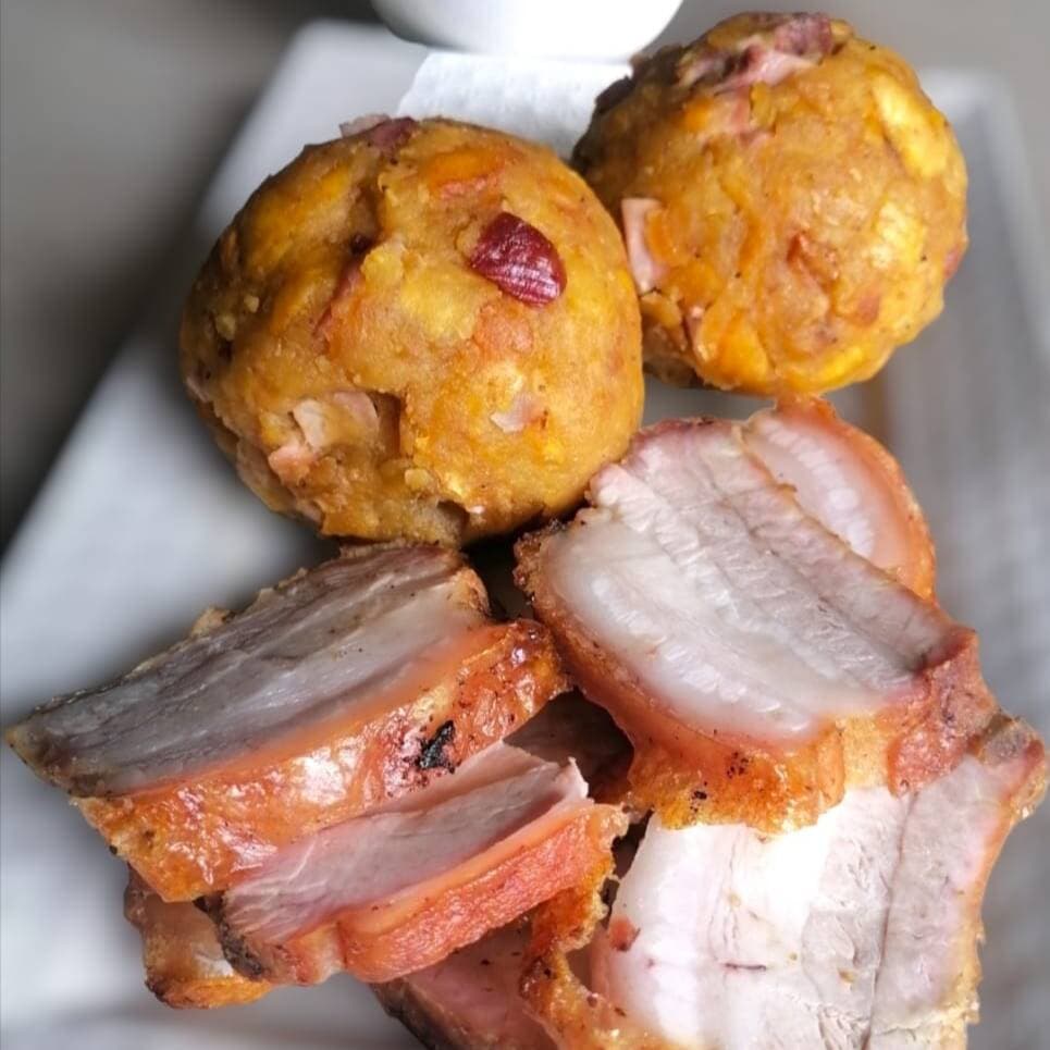 Tacacho Con Chancho al Cilindro.