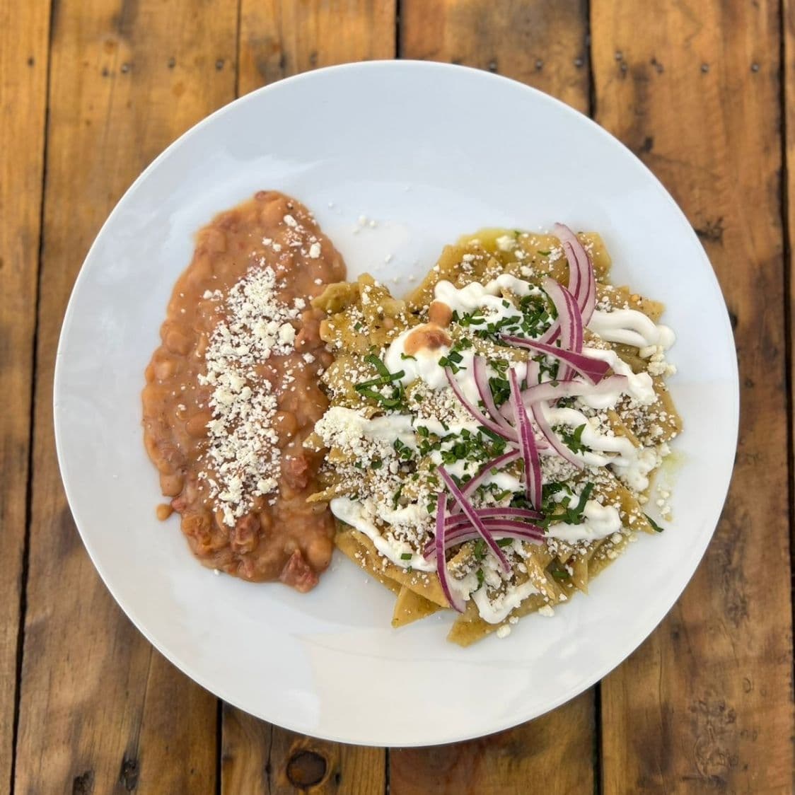 Chilaquiles de la casa