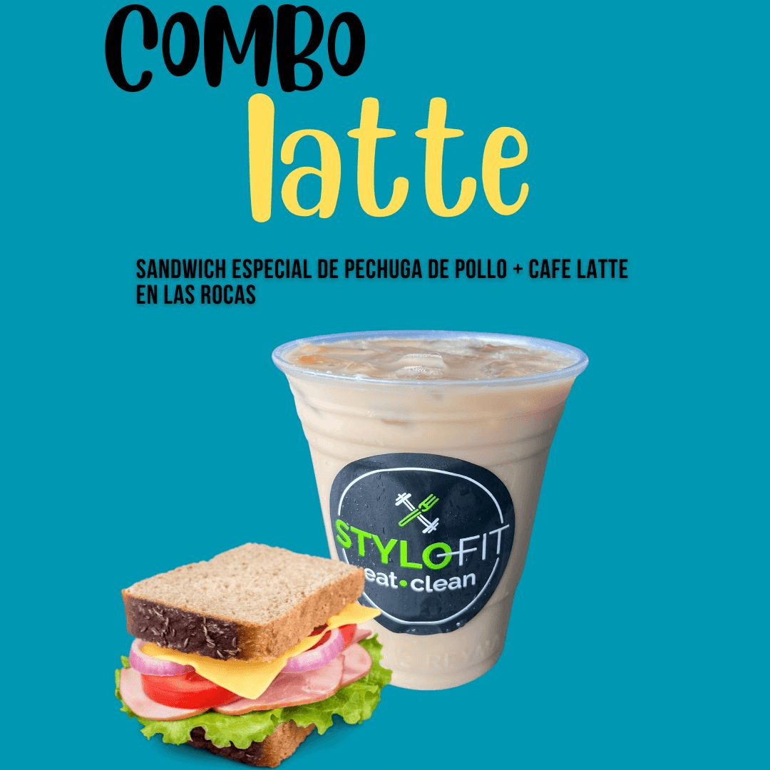 sandwich especial + cafe latte