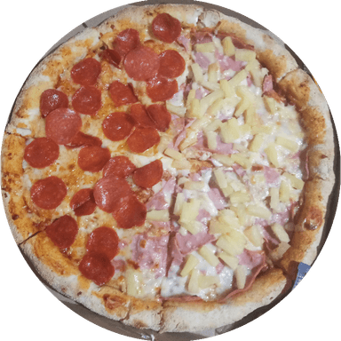 Pizza Pepperoni y Hawaiana, Orilla Queso, Refresco