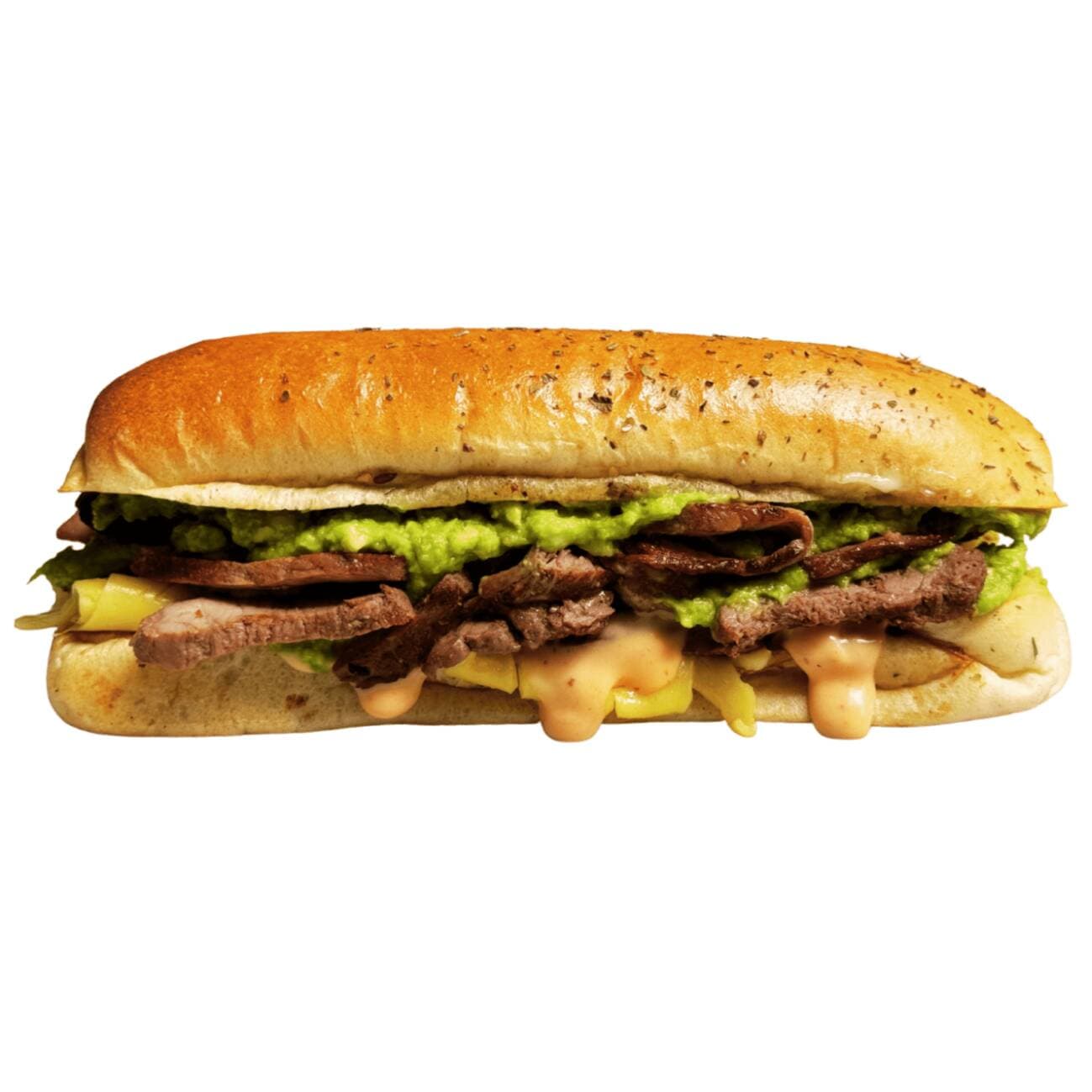 Arrachera Guacamole Baguette