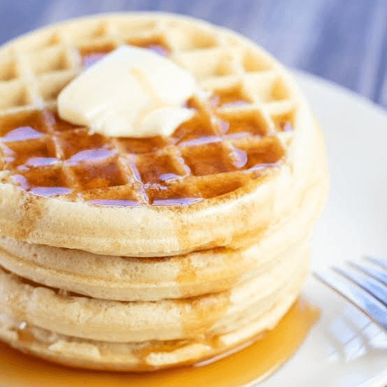 WAFFLES CON MIEL