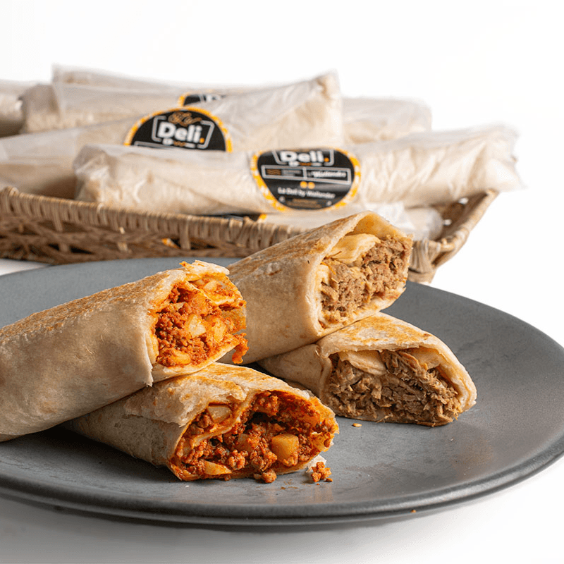 Burrito de Deshebrada Deli Deli