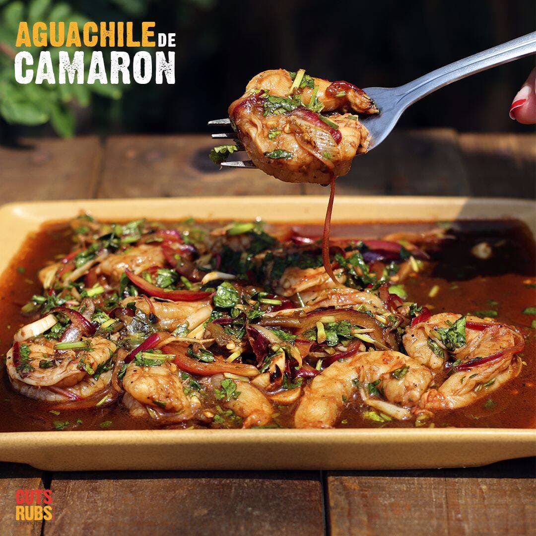 Aguachile de Camaron al Grill