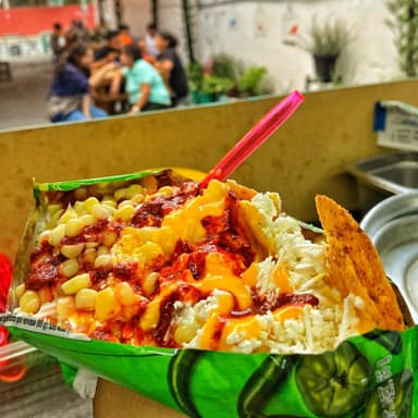 Tostitos Verdes con Elote