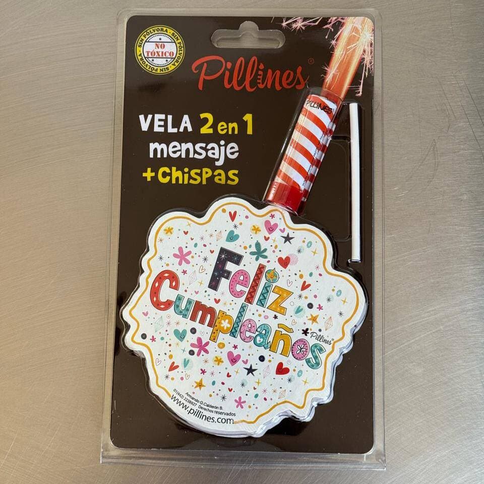 Vela Feliz Cumpleaños Estrellas Con Pirotecnia