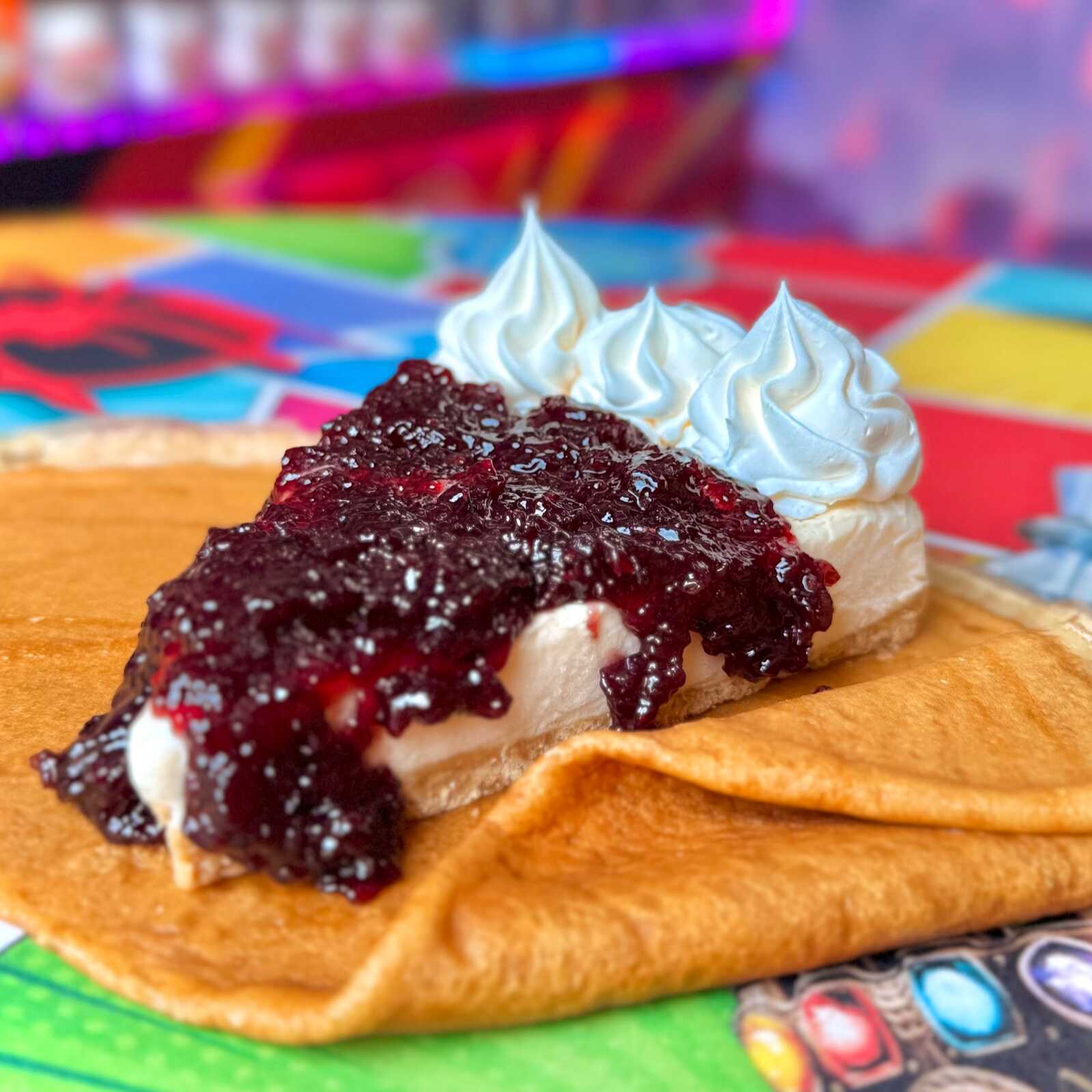 Crepa de Cheesecake con Mermelada
