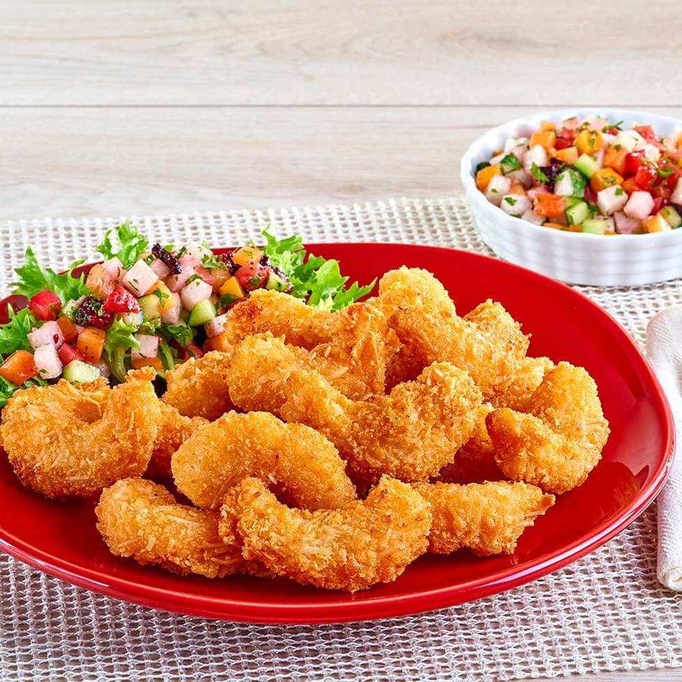Camarones empanizados