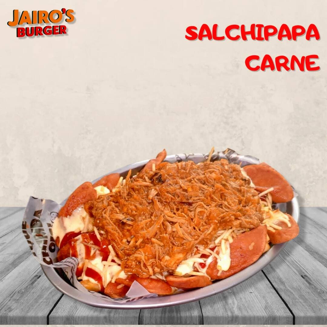 Salchipapa Carne