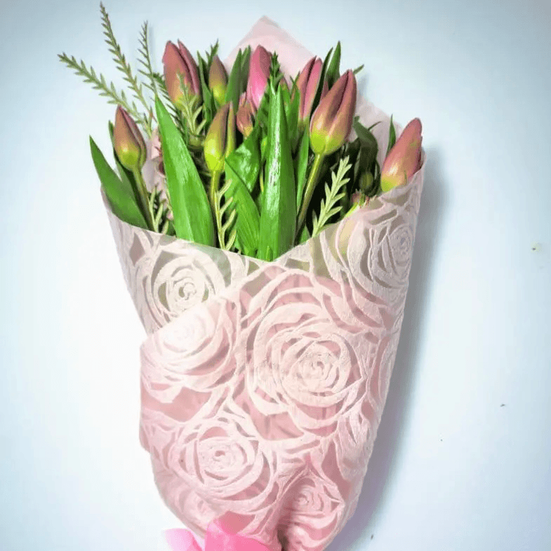 Bouquet De 10 Tulipanes