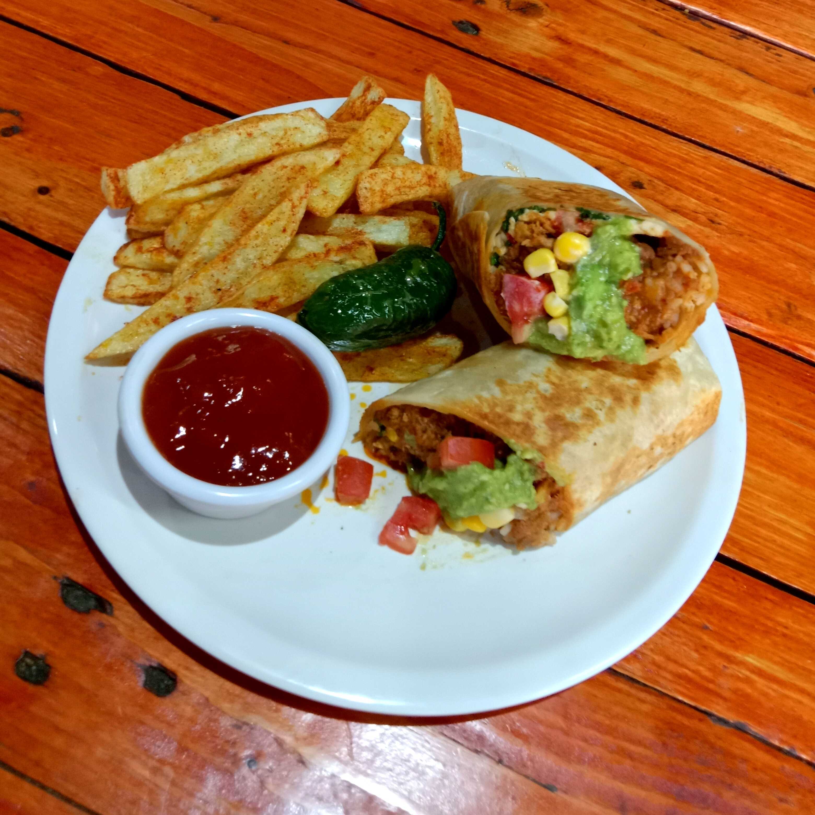 Burrito (acompañado C/papas)