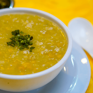 Crema de Maíz con Pollo