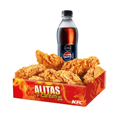6 Alitas Picantes Gaseosa