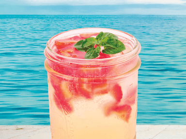 Limonada con fresa