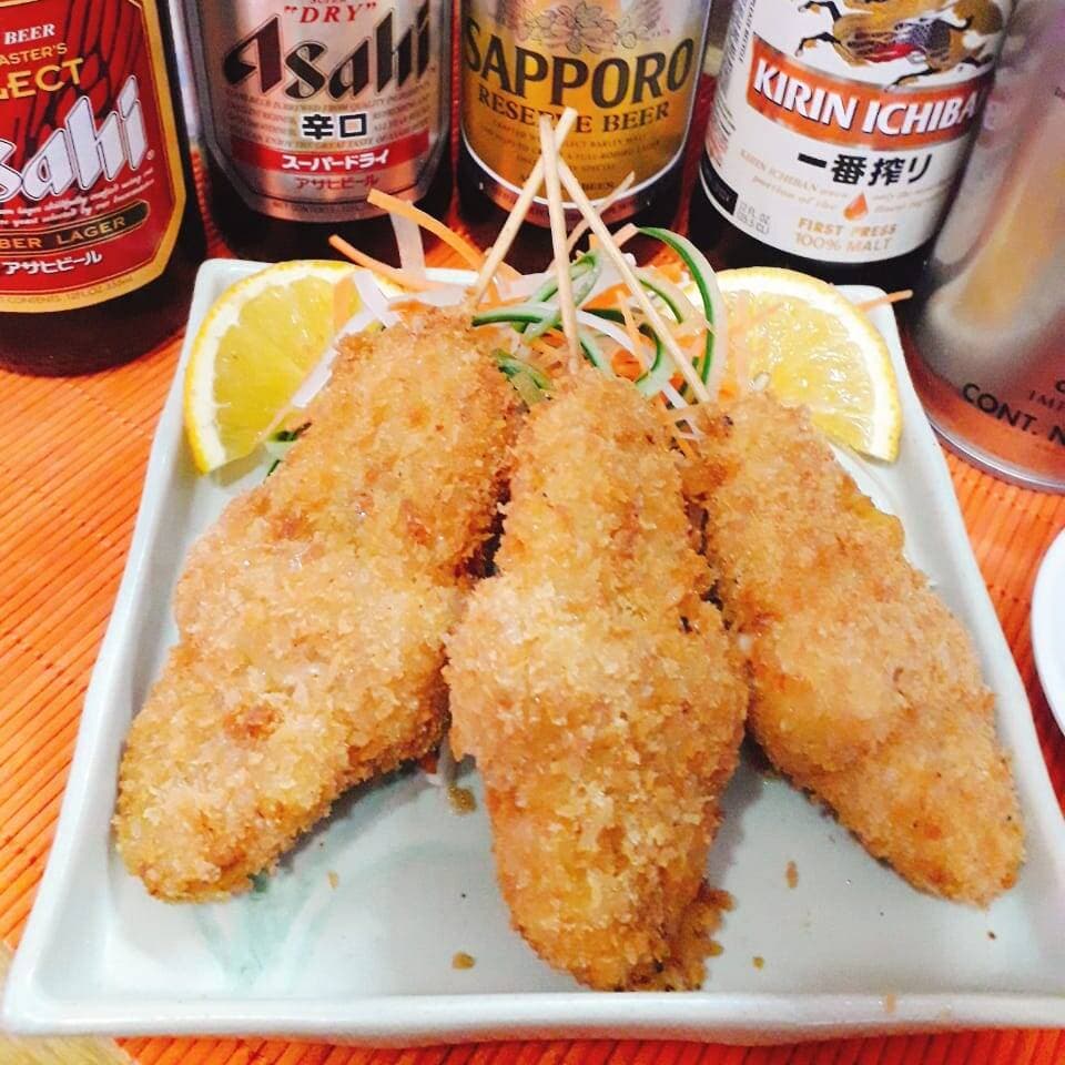 Kushiage Plátano y Queso Manchego