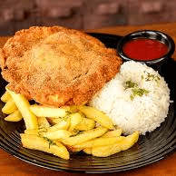Milanesa con Papas fritas + Pepsi 355 ml