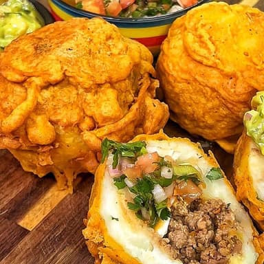 Papa Rellena de Pollo