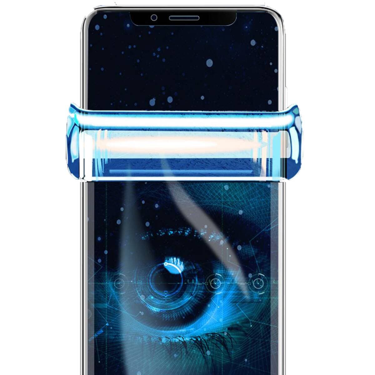MICA HIDROGEL FILTRO AZUL  P/TODOS LOS CELULARES
