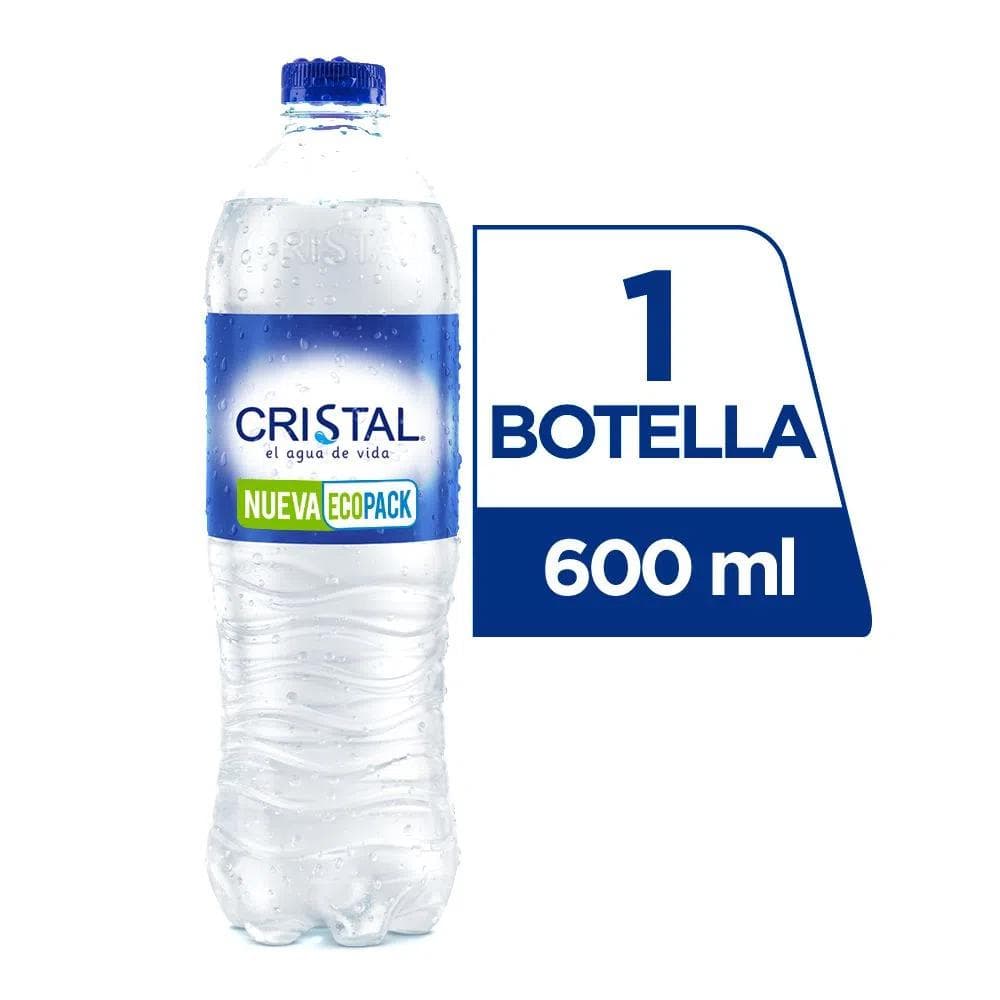 Agua Cristal sin Gas 600 ml
