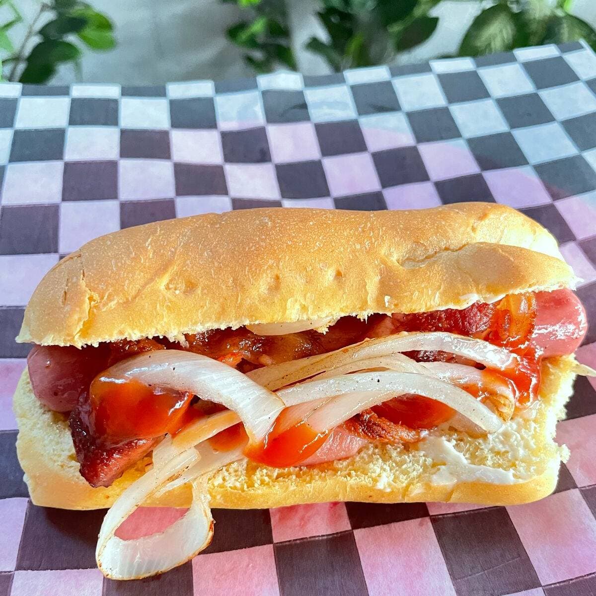 Hot Dog con Tocino