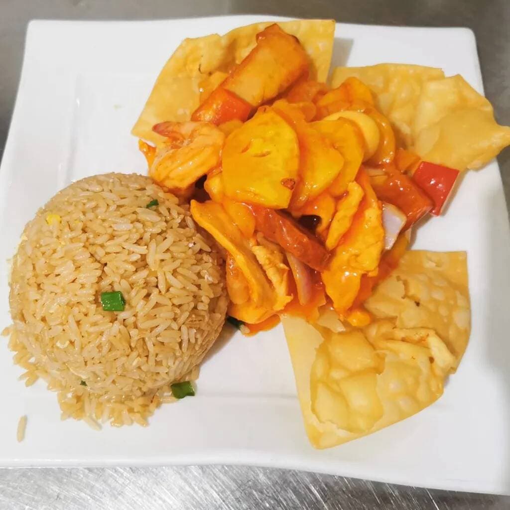 Kam Lu Wantán con Chaufa Menú
