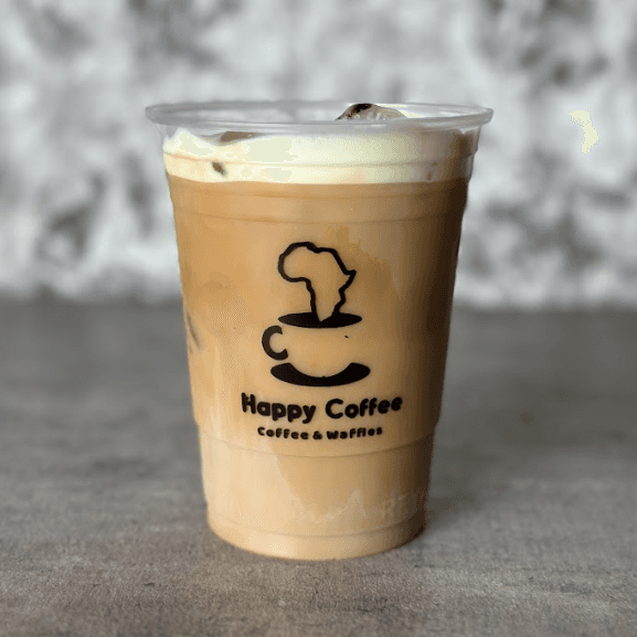 Ice latte banana cream