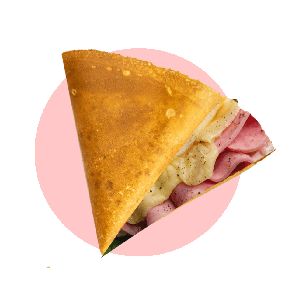 Crepa Jamón con Manchego