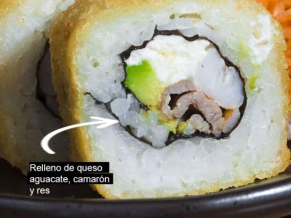 Rollo Empanizado Mar y Tierra