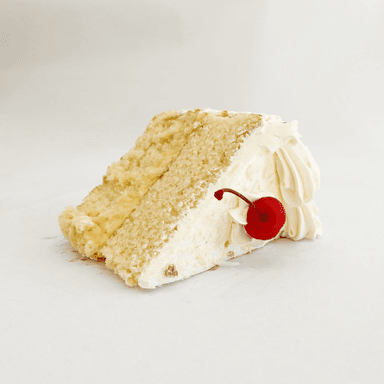 REBANADA DE PASTEL DE COCO