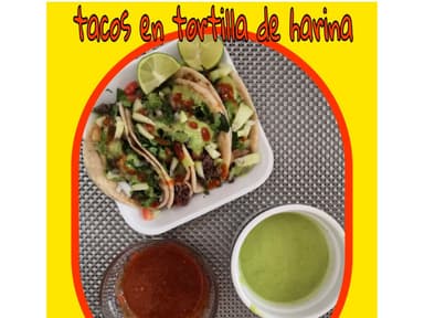 Tacos Tortilla de Harina