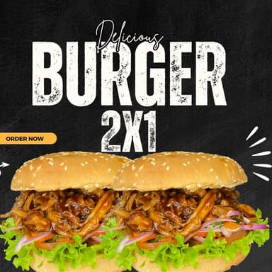 2x1 Pulled Pork