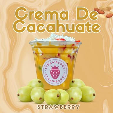 Uvas con Crema y Cacahuate (473 Ml)