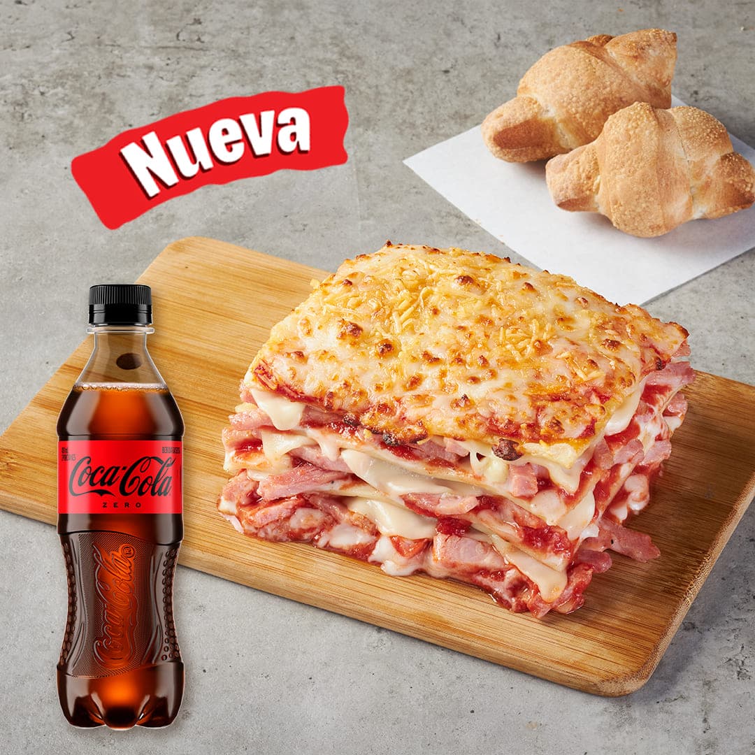Combo Lasagna Fundido Jamón