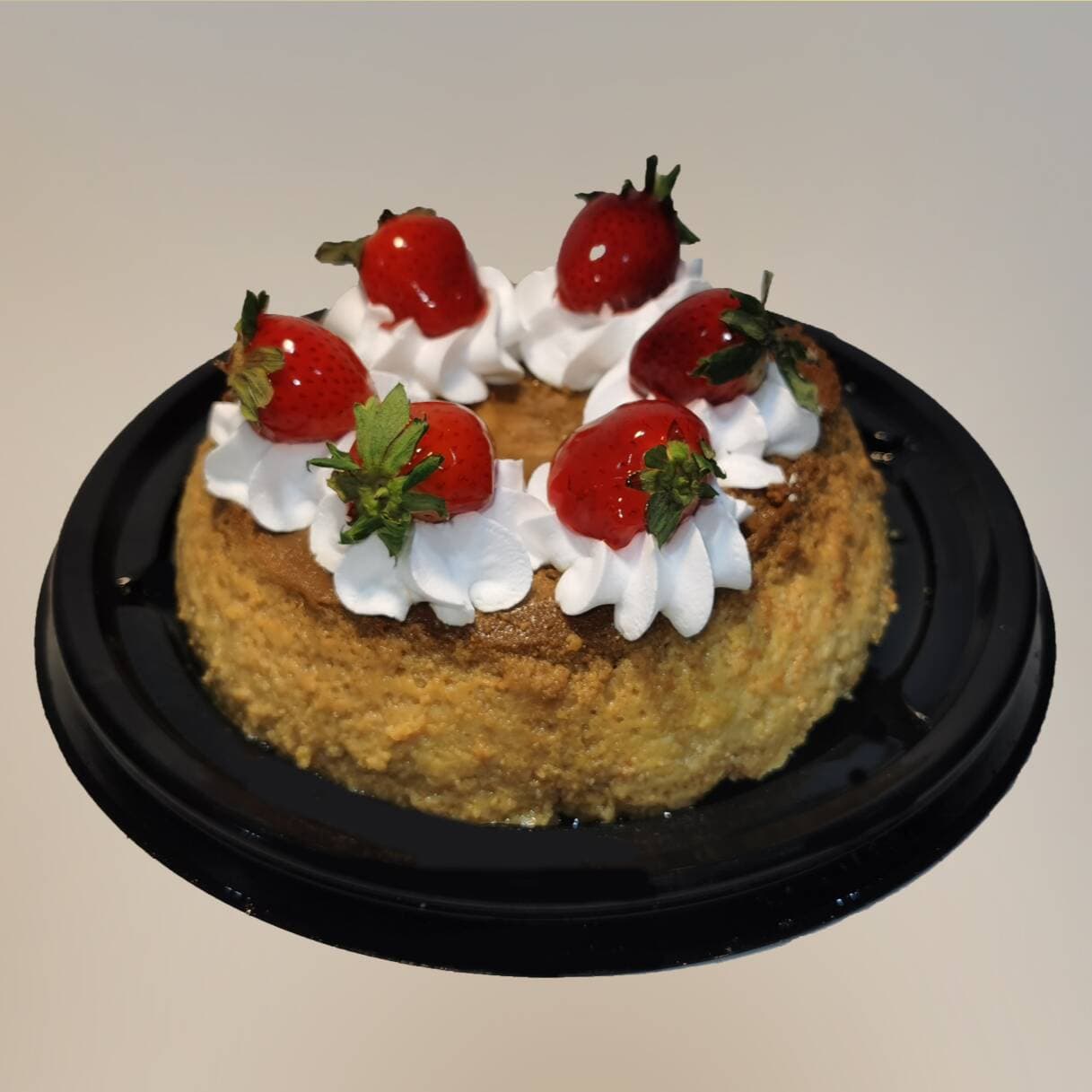 Flan napolitano casero chico
