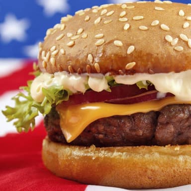 Hamburguesa Tradicional con Queso Manchego