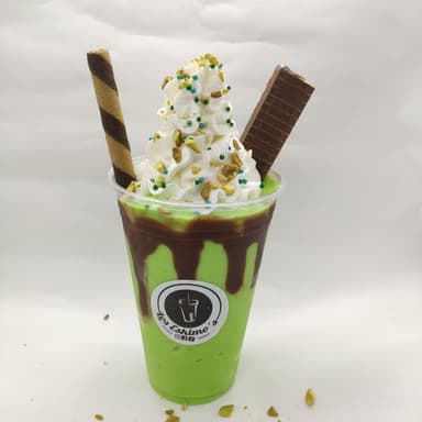 Frappe de pistache con queso