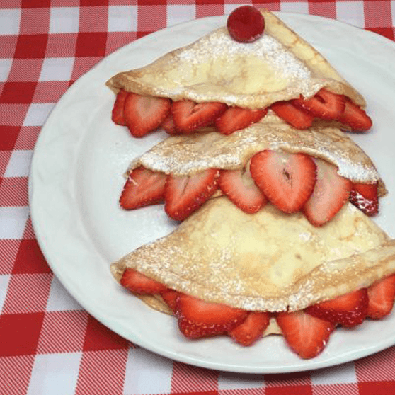 Crepas de Fresas 3 pzas.