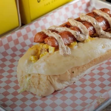 Perro americano super gratinado