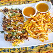 4 Tacos + consomé +papas a la francesa