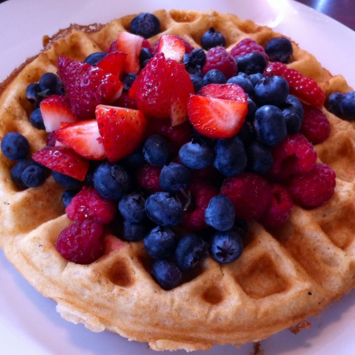 Waffles Frutos Rojos