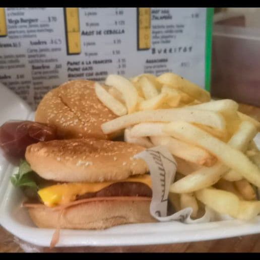 Combo 2 (2 Cheese Burguer + Papas a la Francesa)