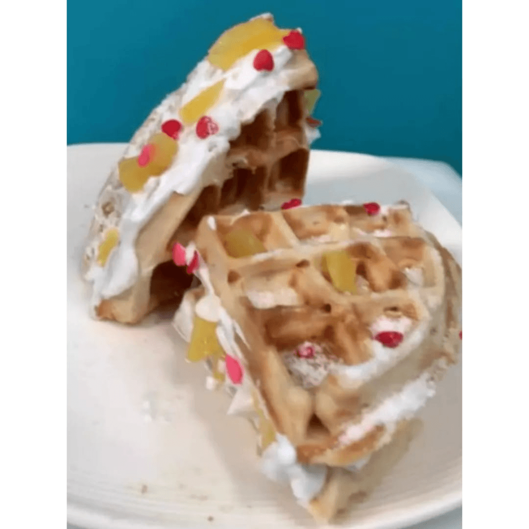 Waffle Melocoton