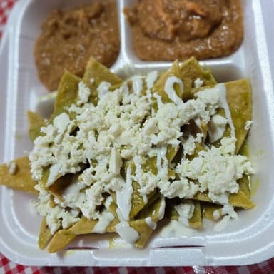 Combo Chilaquiles VERDES